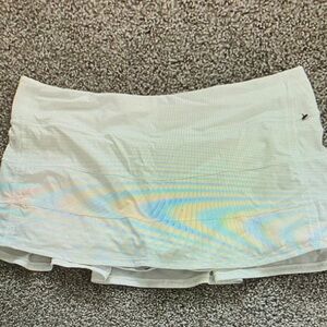 Lululemon White Pace Rival Skirt (Regular) 13" Size 12